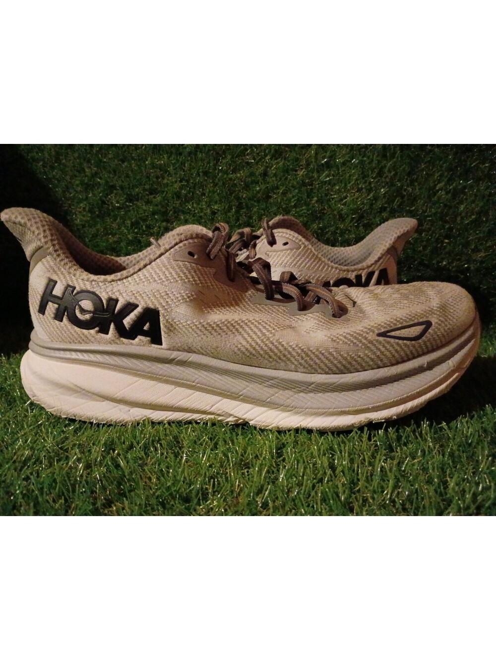 Hoka One One Men's Running Shoes Size 10.5 US in Beige